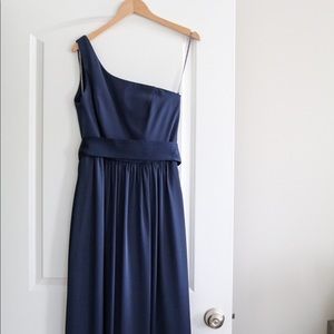 White by Vera Wang Collection Navy Dress